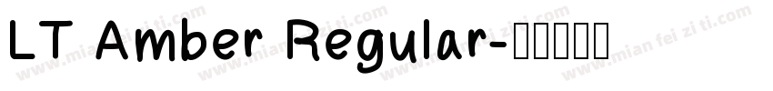 LT Amber Regular字体转换